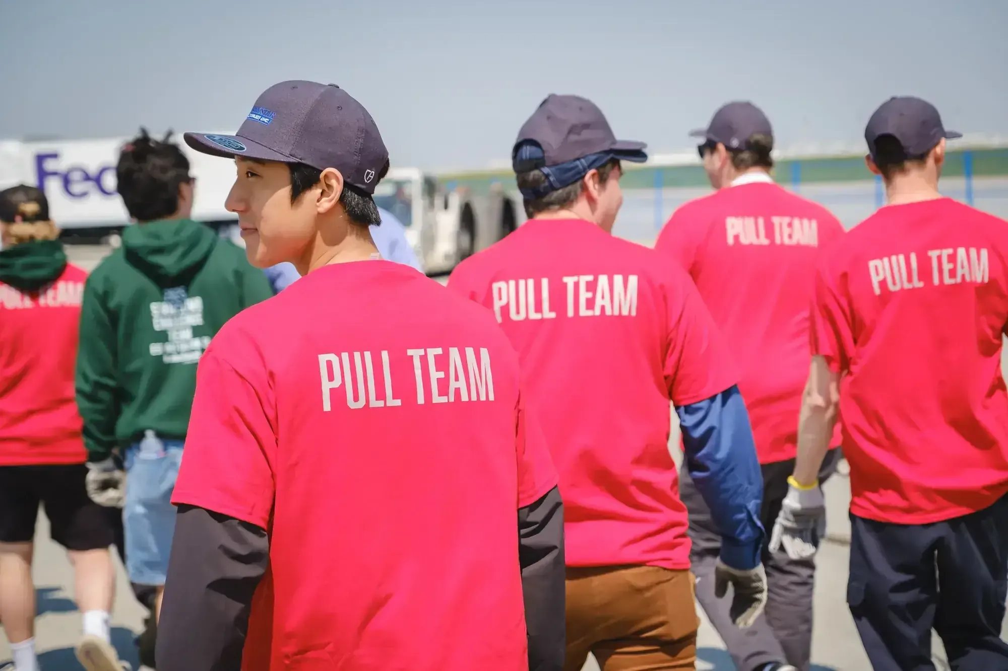 Professional Calgary charity event photography - Orbis Plane Pull