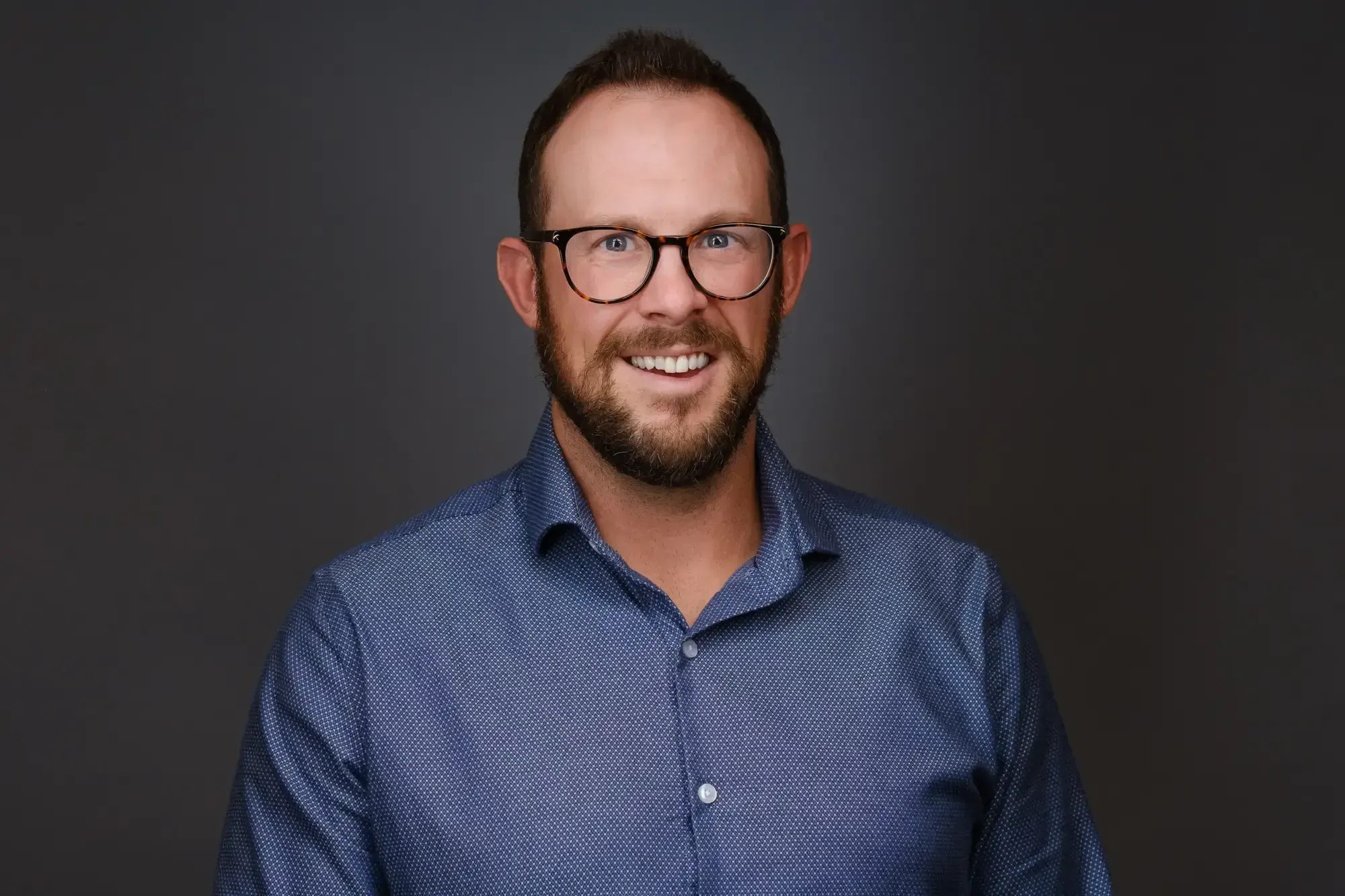 Corporate headshot photography Calgary - Syngenta team member